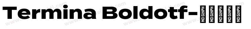 Termina Boldotf字体转换